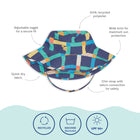 UV Protective Sun Hat Multi Check